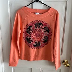 Crown & Ivy embellished elephant sweatshirt.  Size medium.  New WITHOUT tags.